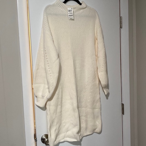 *new with tags* Cream Sweater Dress XL - Picture 1 of 3